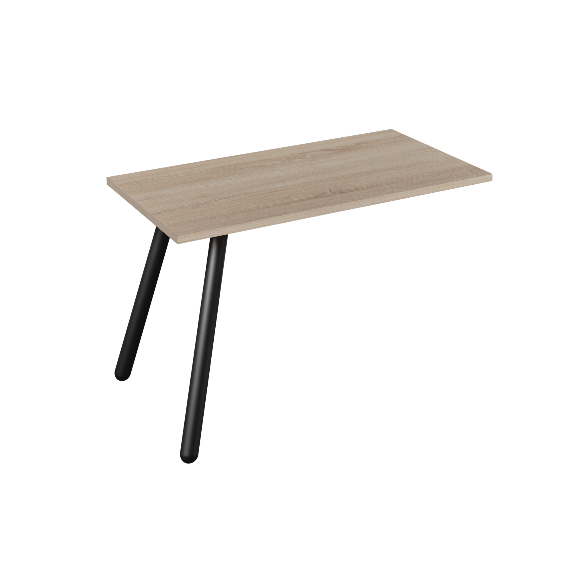 Anexa Centrala Fusion 1200x680 (Black 9005 FTX, 3025 SN - Stejar Sonoma)